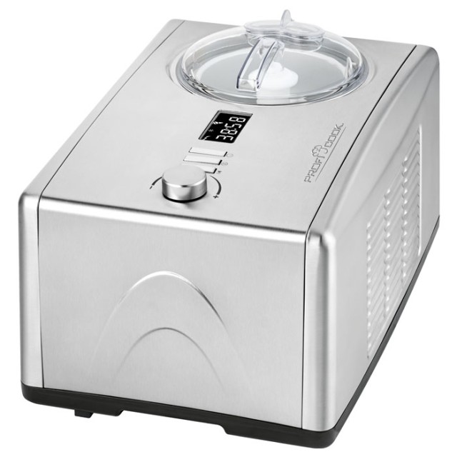 PROFI COOK PC-ICM 1091 N  2 σε 1 μηχανή παρασκευής παγωτού και γιαουρτιού με συμπιεστή ψύξης, 1,5L.