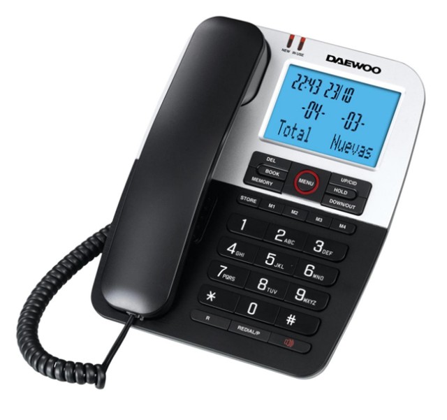 Daewoo DTC-410 Tischtelefon mit LCD-Bildschirm