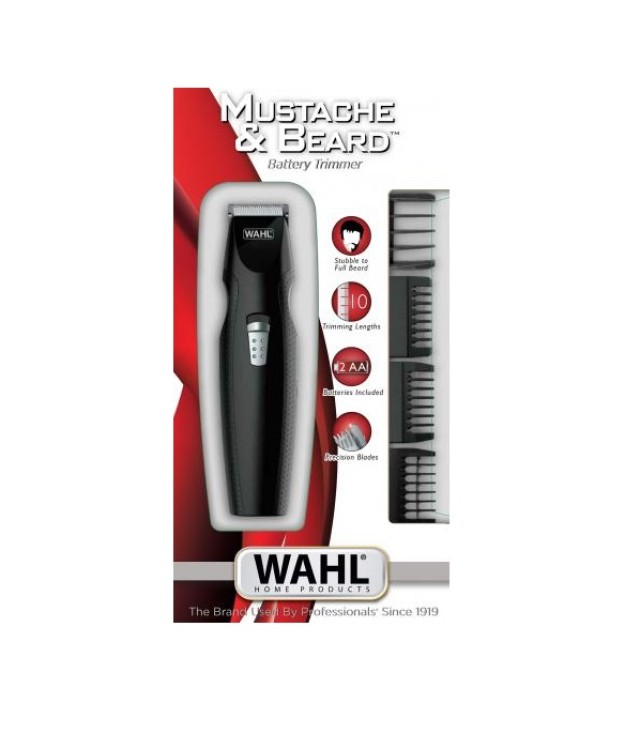 WAHL MUSTACHE & BEARD (5606-508) Tagliacapelli a batteria per barba - Moustache