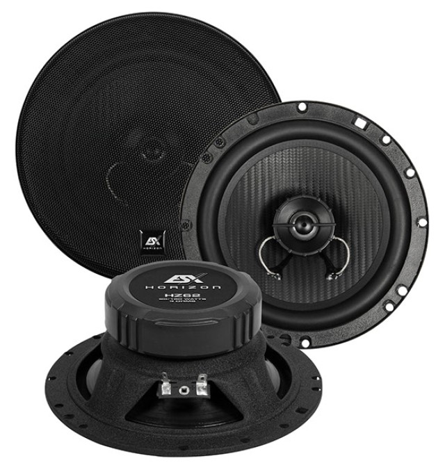 Altavoces coaxiales ESX HORIZON HZ62 de 16.5 cm, 2 vías 90 W RMS / 3 ohmios