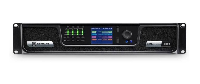 Amplificador final CROWN CDI4 / 300 4x300W 100V