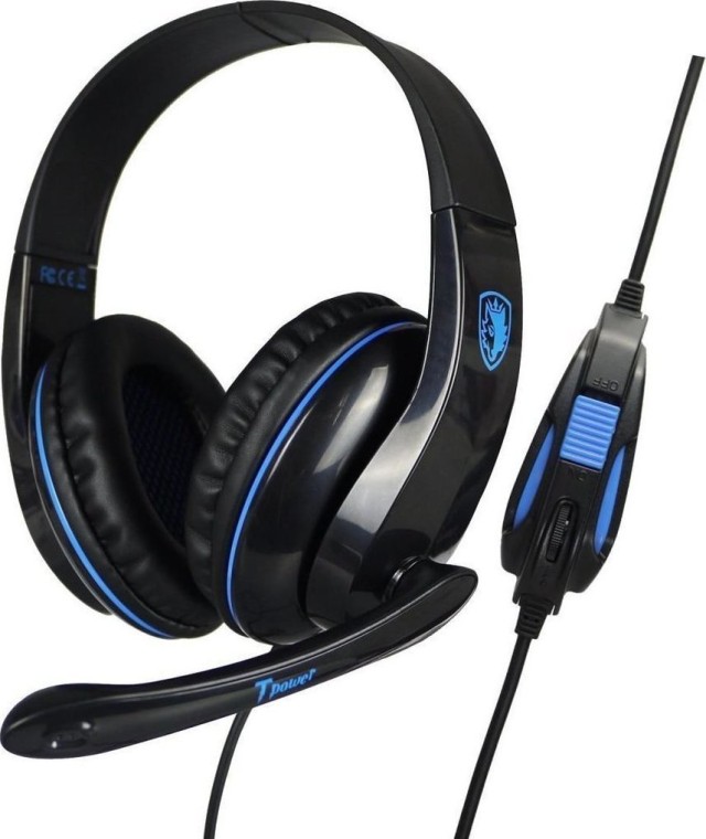 Sades Tpower SA-701 Gaming HeadSet Μπλε