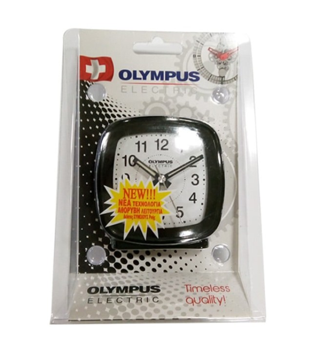 Olympus OL-816SP Silent Alarm Clock Black