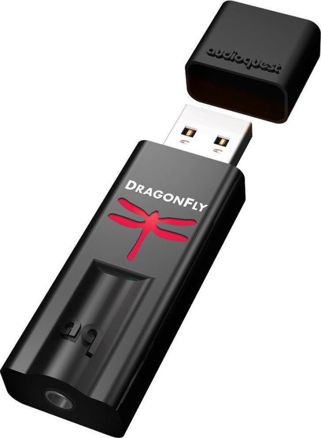 AudioQuest DragonFly Black V1.5 USB DAC Convertidor digital a analógico