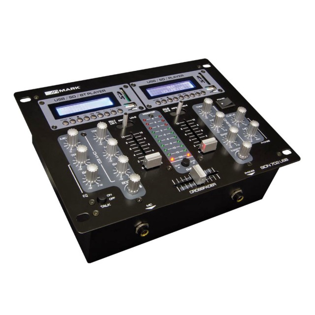 MARK SION 702 DJ MIXER 2 CHANNEL With USB