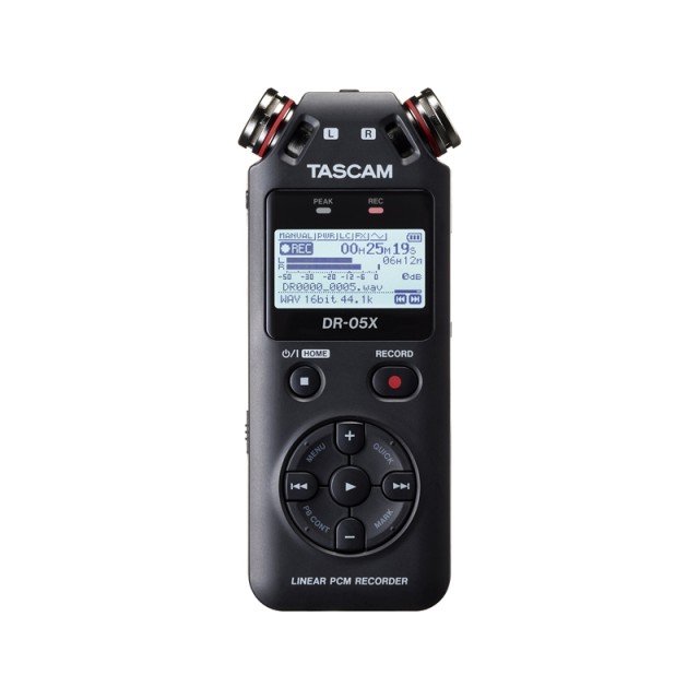 Tascam DR-05X Φορητός ψηφιακός εγγραφέας 24bit/96kHz