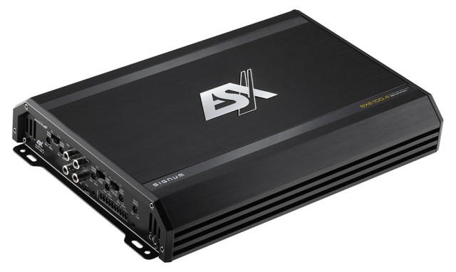 ESX SIGNUM SXE100.4 Amplificador de coche de cuatro canales CLASE A / B 4 x 130W RMS / 4Ohm