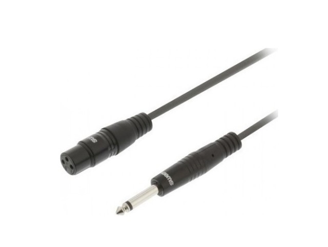 Sweex SWOP15120E Cavo XLR femmina - 6.3mm maschio 5m