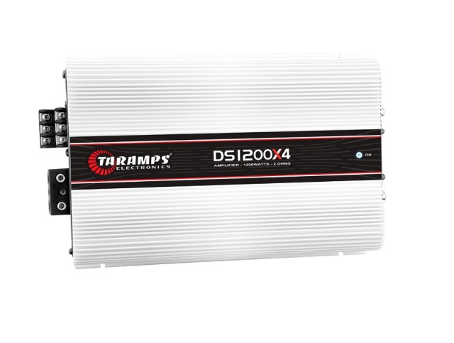 Taramps DS1200X4 Amplificador de coche de cuatro canales 4 x 300W RMS / 2Ohm