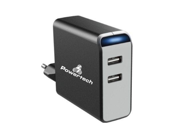 POWERTECH PT-504 Charger 2x USB 4.8A