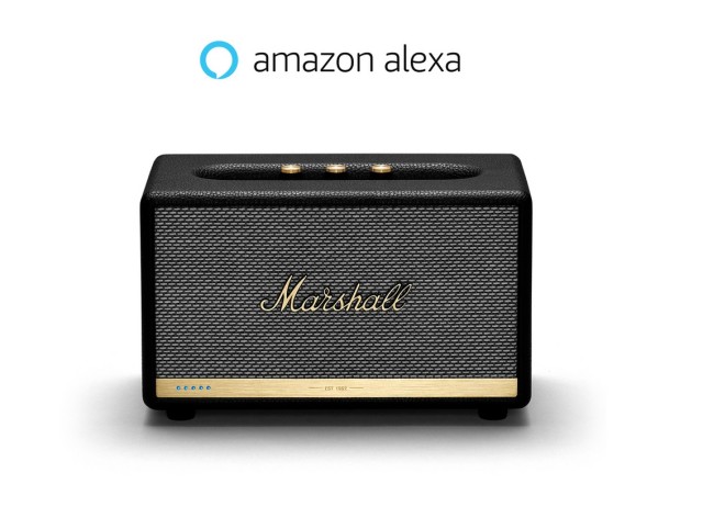Marshall Acton II Voice Alexa, Ηχείο Bluethooth & WiFi Με αναγνώριση φωνής, χρώμα Μαύρο