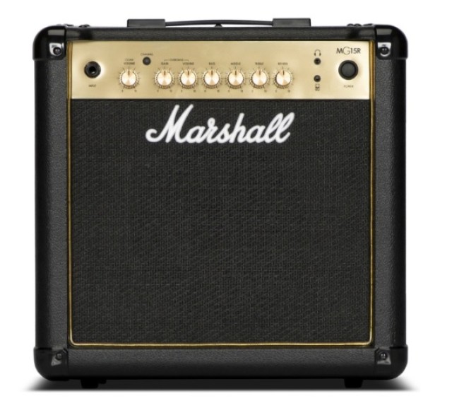 Marshall MG15GR Ενισχυτής Κιθάρας combo 15W Gold, Reverb Effect