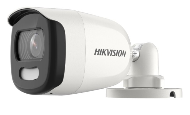 Hikvision DS-2CE10HFT-F ColorVu (imagen en color día - noche) Cámara HDTVI Lente de 5MP 3.6 mm