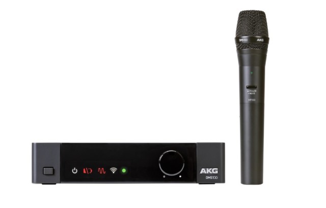 Akg DMS100 Mic Set 4-Channel Wireless Handheld Digital Microphone Set