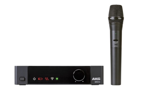 Akg DMS100 Mic Set Ψηφιακό Σετ Ασύρματου Μικροφώνου Χειρός 4 Καναλιών