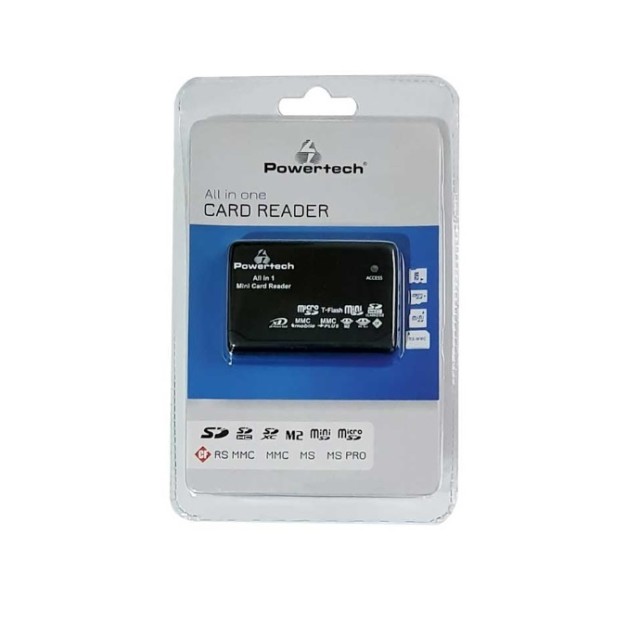 Powertech PT-912 Card Reader All in one, USB, 480Mbps