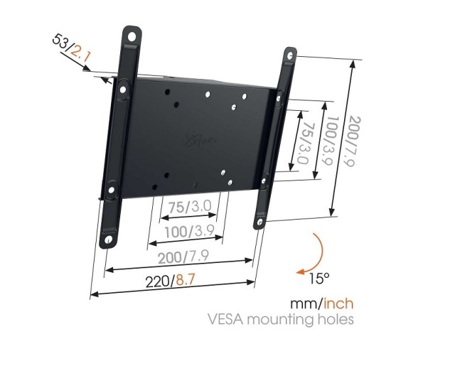 VOGELS MA2010 Βάση Τοίχου Τηλεόρασης 19-40 Inch Black