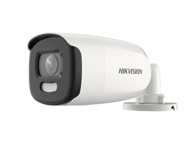 Hikvision DS-2CE12HFT-F28 ColorVu (imagen en color día - noche) Cámara HDTVI Lente de 5 MP 2.8 mm