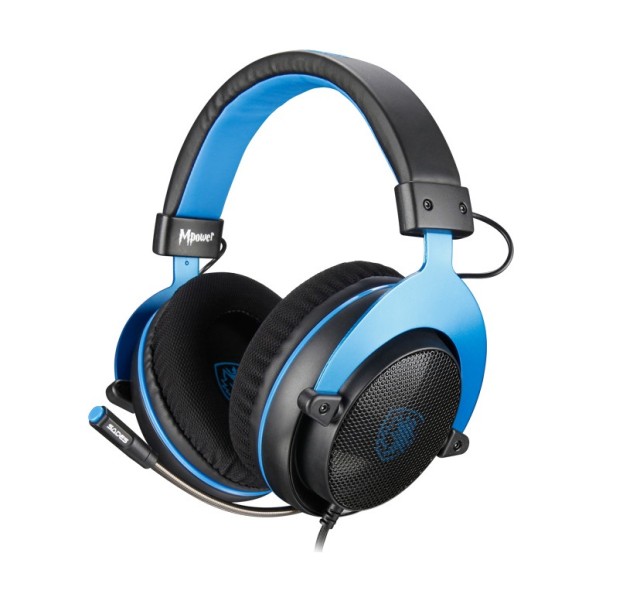SADES MPOWER SA-723 Gaming Headset PS4/Xbox One/PC 3.5mm, 50mm – Μπλε