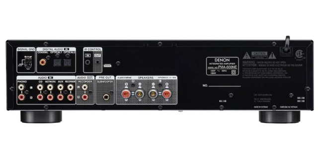 Denon PMA-600NE Black Ενισχυτής Hi-Fi Stereo 2 x 70W