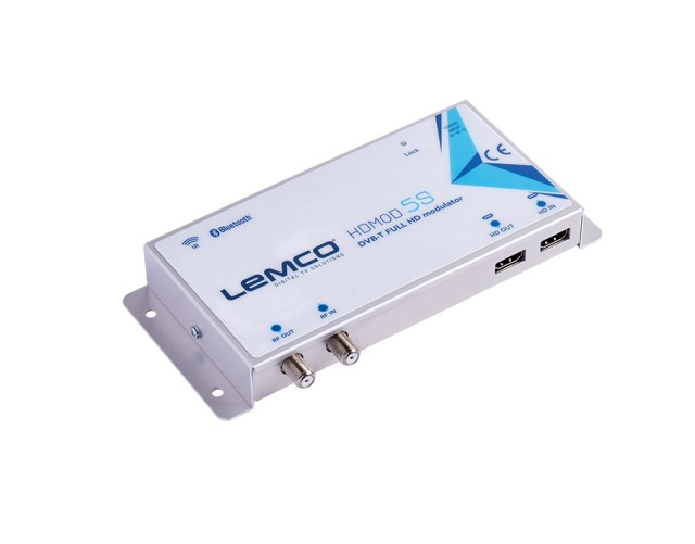 LEMCO HDMOD-5S Ψηφιακός Διαμορφωτής (Modulator) HDMI Full-HD σε RF DVB-T, RF loop-through + IR TX