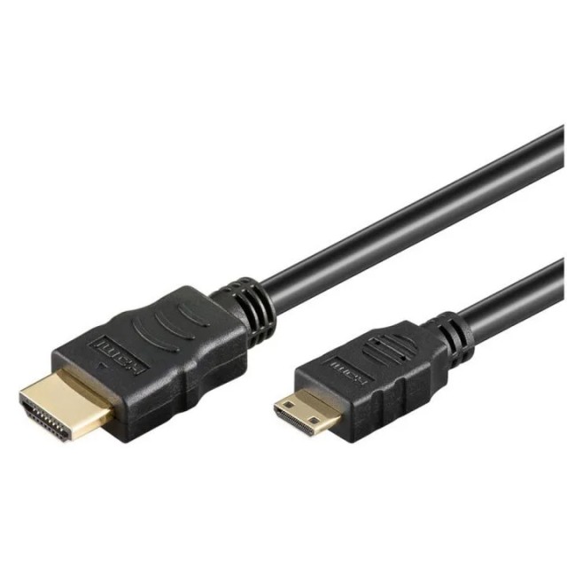 Goobay καλώδιο HDMI σε HDMI Mini με Ethernet 31933, 4K 3D, 30AWG, 3m