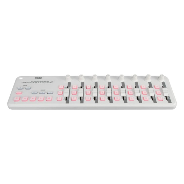 KORG SLIMLINE USB SLIDER CONTROLLER NANOKONTROL2 WH