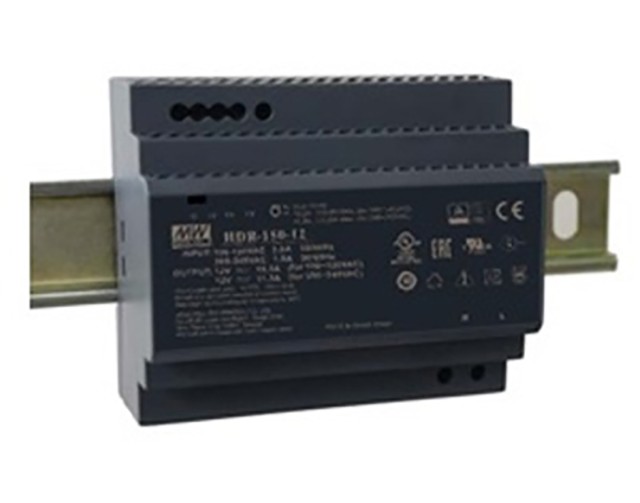 ΤΡΟΦΟΔΟΤΙΚΟ ΡΑΓΑΣ 150W/24V/6.25A ULTRA SLIM HDR150-24 MEAN WELL