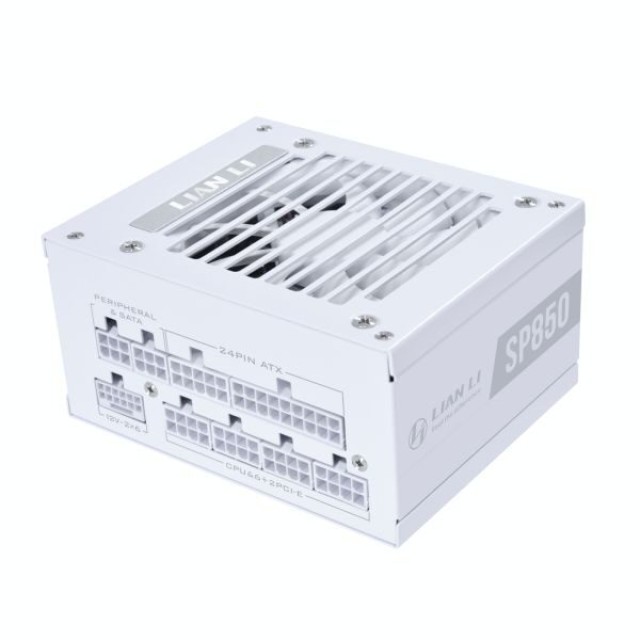 Lian Li SP850 V2 Gold White - 850W SFX PSU - 12V-2x6 - Low Noise - 80 Plus Gold - ATX&nbsp;3.1&nbsp;-&nbsp;PCIe&nbsp;5