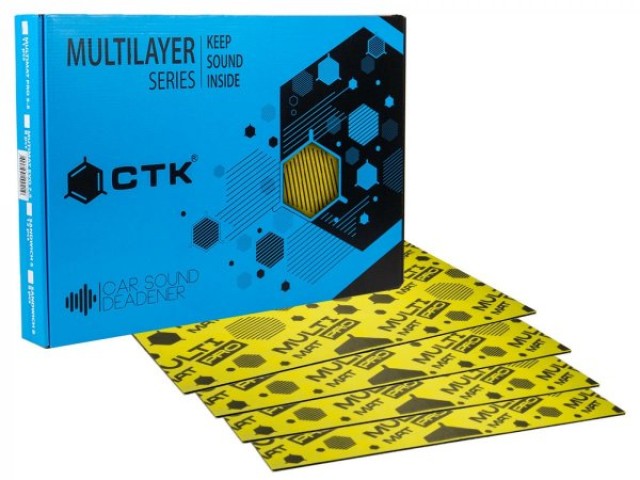 CTK Multimat PRO 5.5 Αντικραδασμικό και Ηχομονωτικό Φύλλο Πακέτο - 11 Τεμάχια