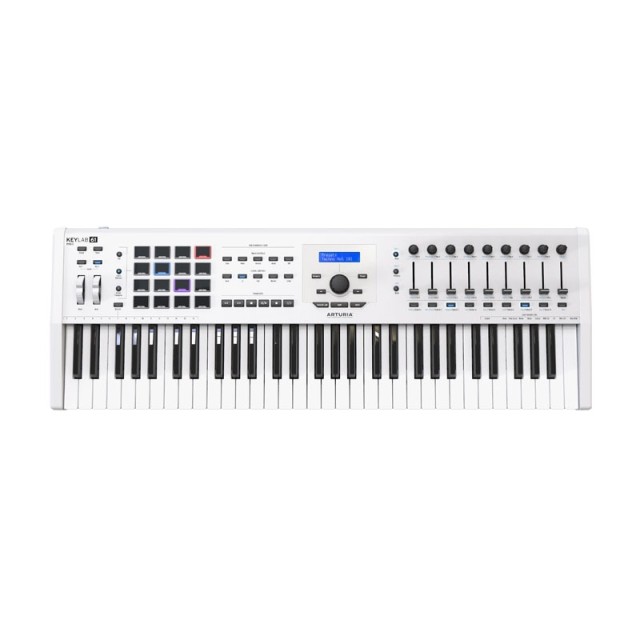 Arturia Keylab 61 MK2 White Midi Keyboard + Geschenk V-Kollektion 7