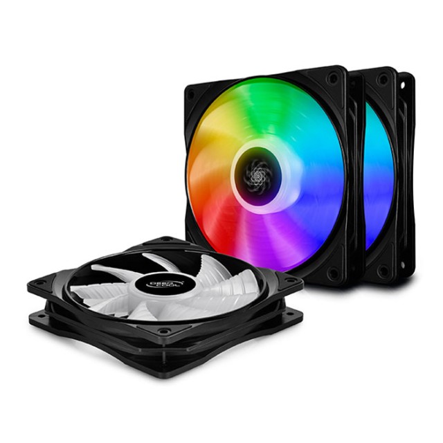 VENTOLA DI RAFFREDDAMENTO RGB 120 IN 3 DEEPCOOL CF1 120mm NERA