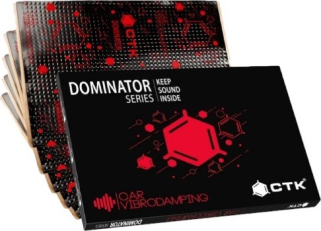 CTK Dominator 4.0 Ηχομονωτικό Φύλλο Απόσβεσης Κραδασμών Αυτοκινήτου 7τμχ