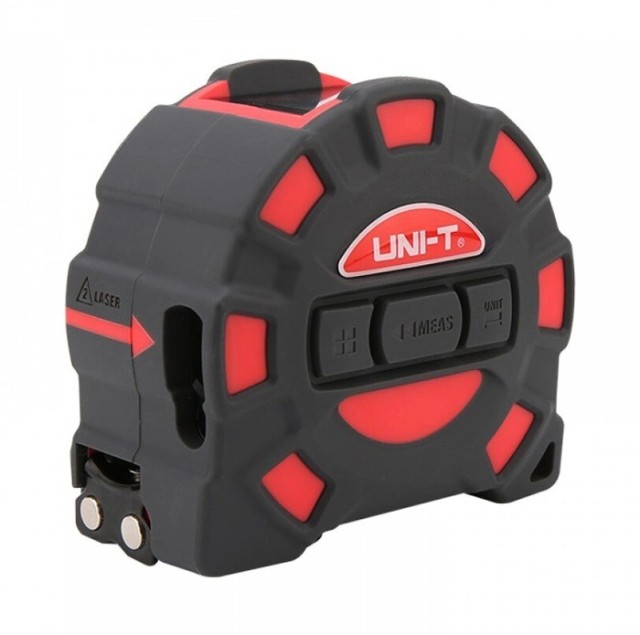 UNI-T digital laser measure LM60T, up to 60m, m/ft/in, with 5m tape measure