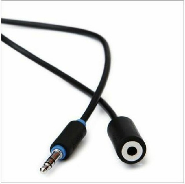 Prolink Καλώδιο Ήχου 3.5mm male - 3.5mm female Μαύρο 1.5m PB106-0150