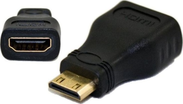 Powertech, CAB-H025, Convertitore Mini-HDMI a HDMI M/F