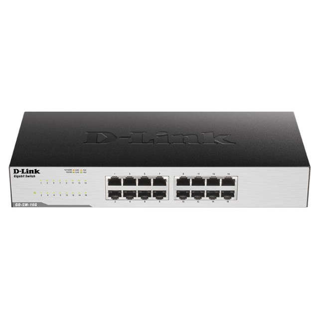 D-LINK GO-SW-16G GIGABIT ETHERNET 16-PORT SWITCH