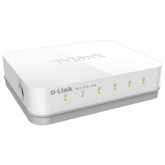 INTERRUTTORE ETHERNET A 5 PORTE D-LINK GO-SW-5G GIGABIT