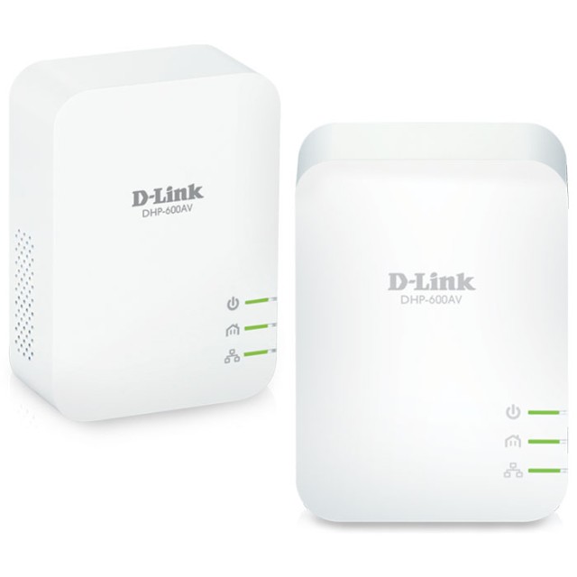 KIT DE INICIO GIGABIT D-LINK DHP-601AV POWERLINE AV2 1000 HD