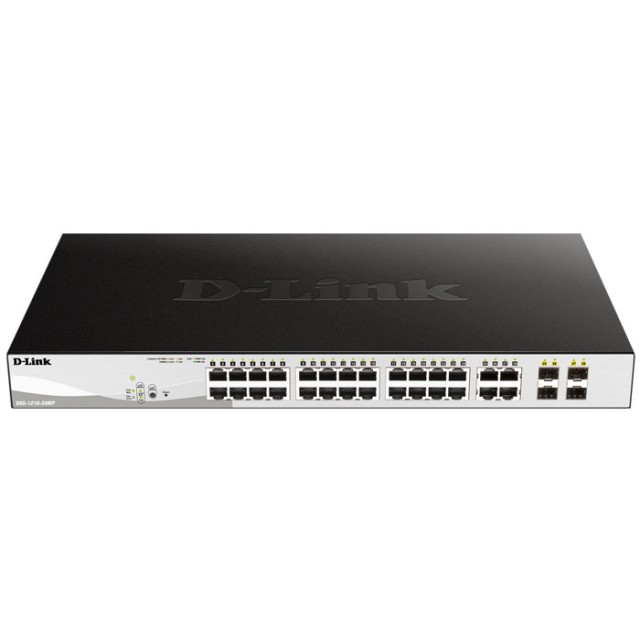 D-LINK DGS-1210-28MP GIGABIT POE 24-PORT & 4 x SFP