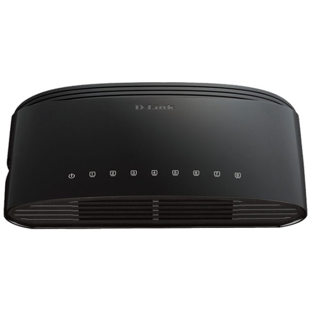 D-LINK DES-1008D FAST ETHERNET INTERRUTTORE DESKTOP NON GESTITO A 8 PORTE