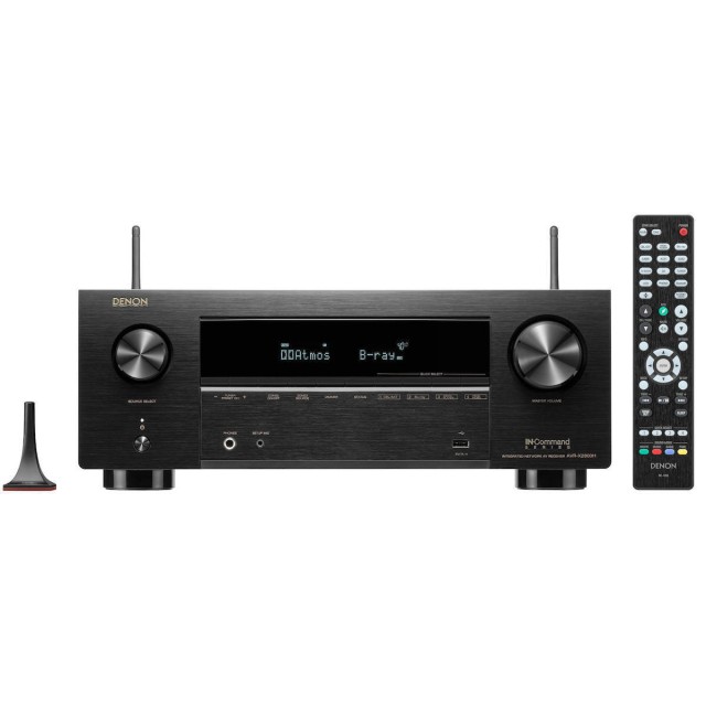 Denon AVR-X2800H Home Cinema Radio Amplificador 4K/8K 7.1 Canal 95W/8Ω 125W/6Ω con HDR y Dolby Atmos Negro