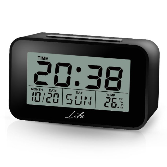 LIFE ACL-201 Alarm clock with Thermometer black