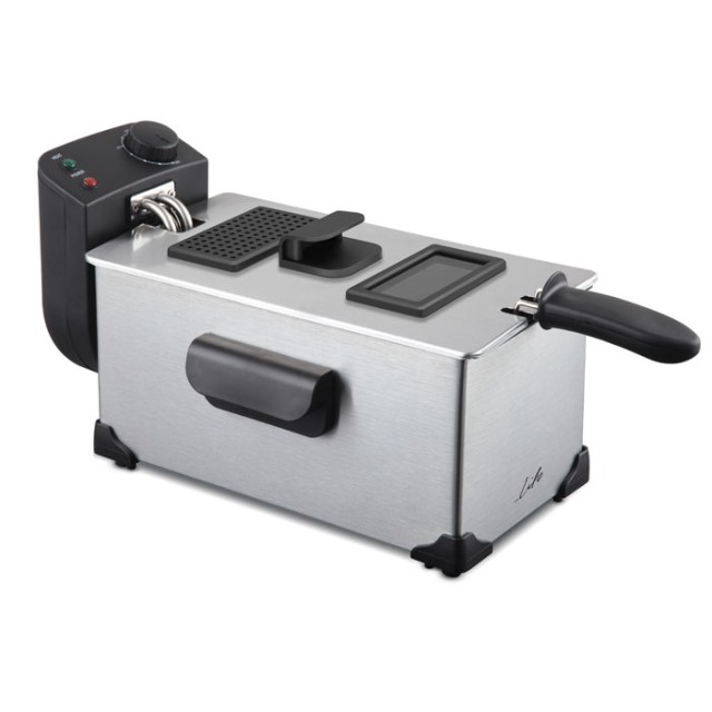 LIFE Friteza Ανοξείδωτη φριτέζα 3L, 2200W.