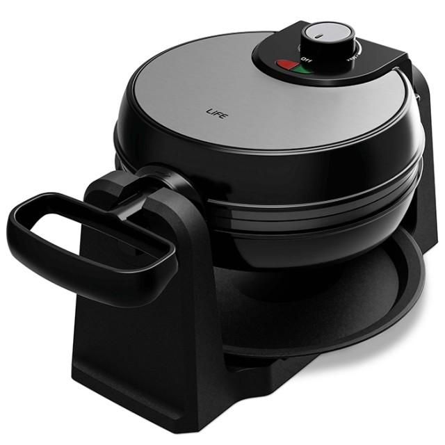 LIFE WAFFLE PRO Περιστρεφόμενη βαφλιέρα, 1000W.