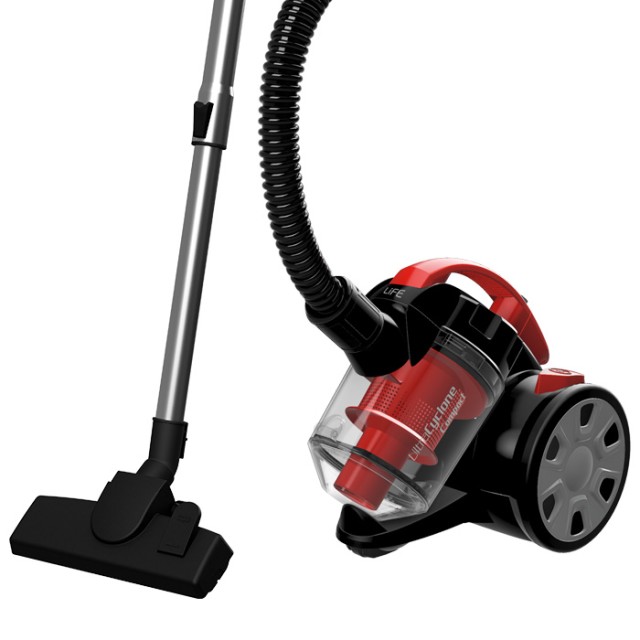 LIFE ULTRA CYCLONE Compact Ηλεκτρική σκούπα χωρίς σακούλα, 700W.