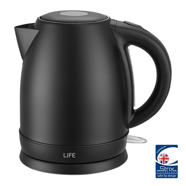LIFE Pearl Βραστήρας Νερού 1.7L 2200W με Strix Controller, 360° Βάση και Φίλτρο Αλάτων