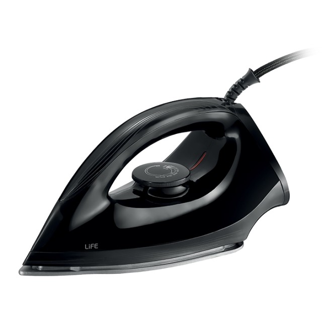 LIFE SATIN BLACK Ξηρό σίδερο με αυτόματη απενεργοποίηση, 1000W