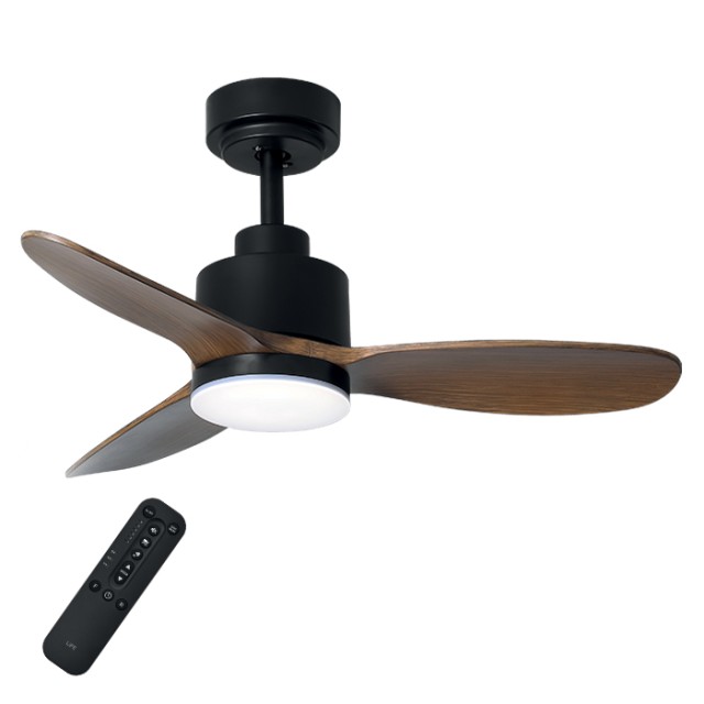 LIFE SOLANO NATURE Ανεμιστήρας οροφής DC 36” με LED φωτιστικό και τηλεχειριστήριο, 33W