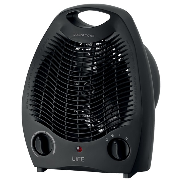 LiFE WARMY BLACK Αερόθερμο, 2000W